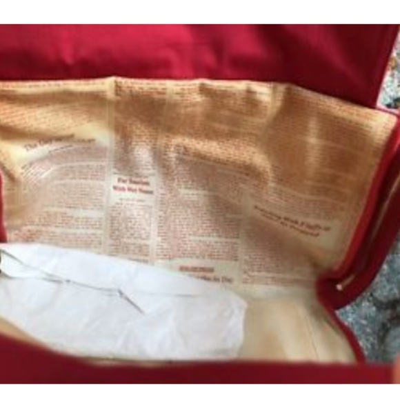 RARE kate spade fuchsia red small pet dog carrier - Picture 6 of 8